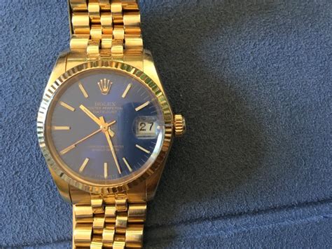 rolex datejust quadranteblu bracciale jubilee